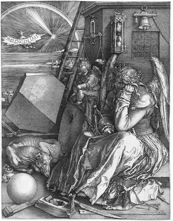 Albrecht Durer, Melancholia I, 1514, Engraving