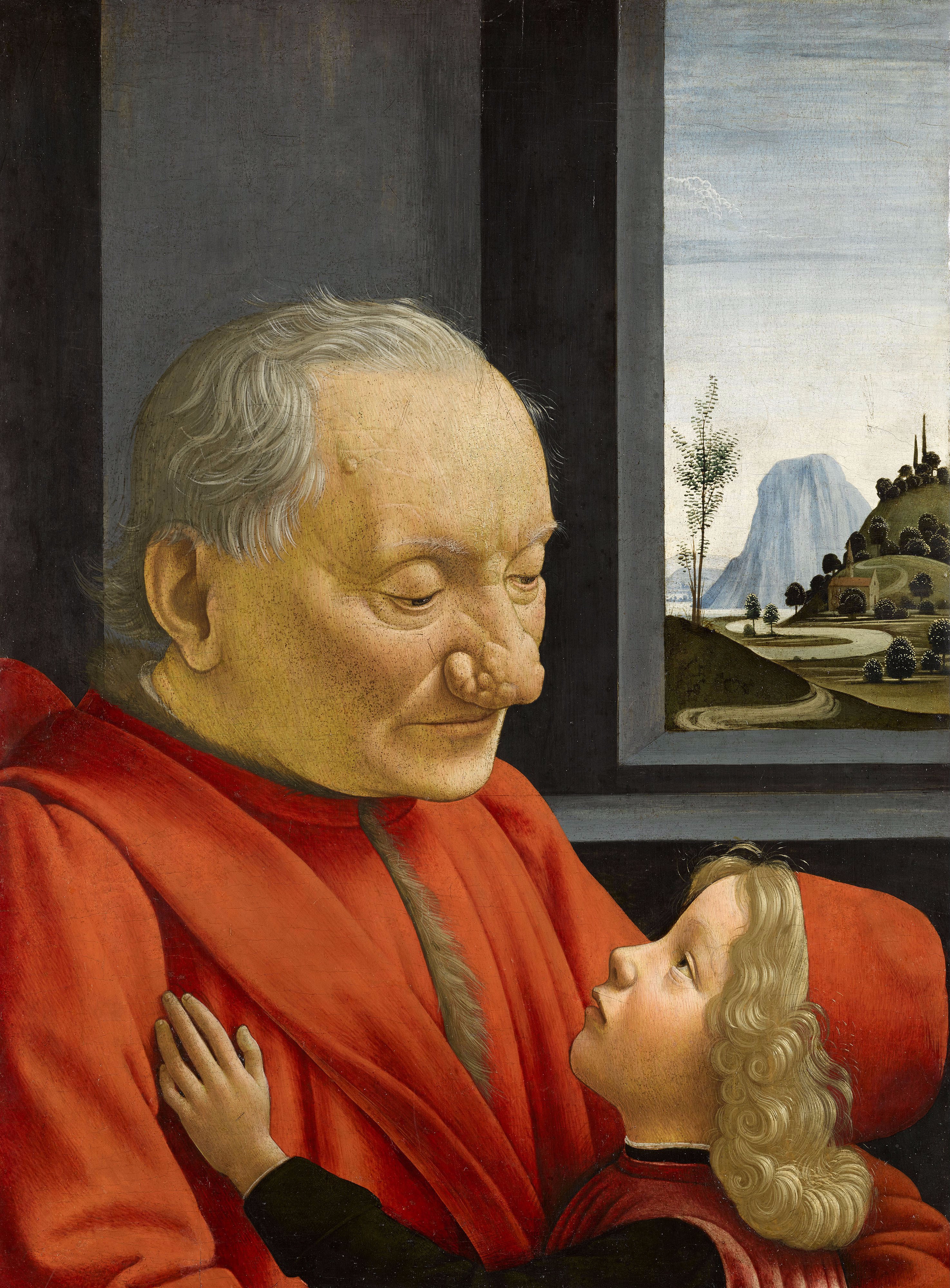 Old Man with a Child (Rhinophyma)